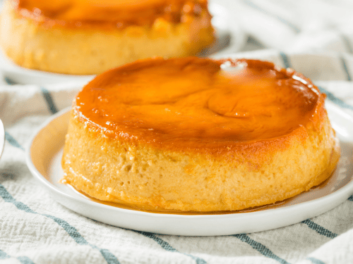 Flan sin huevo